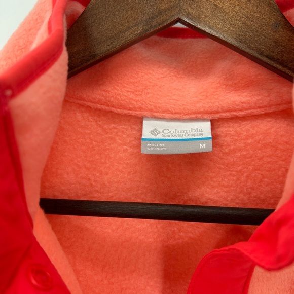 Columbia Fleece, size Mediumm. Watermelon / Coral color - Picture 3 of 5